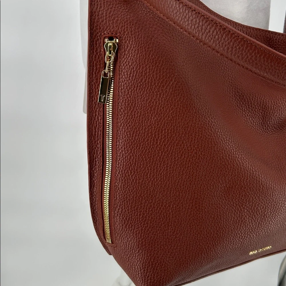 Ted Baker Rich Brown Shoulder Bag Leather Bag - Picture 7 of 11